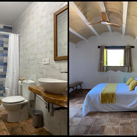 La Cueva De Miravet - De Lujo En La Cima De La Montana Con Vistas Al Mar Country house Cabanes (Valencia)