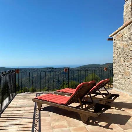 Country house La Cueva De Miravet - De Lujo En La Cima De La Montana Con Vistas Al Mar Cabanes (Valencia)